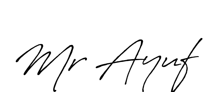 This is the best signature style for the Mr Ayuf name. Also you like these signature font (Antro_Vectra_Bolder). Mix name signature. Mr Ayuf signature style 7 images and pictures png