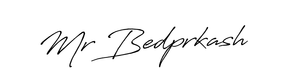 How to make Mr Bedprkash signature? Antro_Vectra_Bolder is a professional autograph style. Create handwritten signature for Mr Bedprkash name. Mr Bedprkash signature style 7 images and pictures png