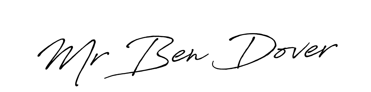 Create a beautiful signature design for name Mr Ben Dover. With this signature (Antro_Vectra_Bolder) fonts, you can make a handwritten signature for free. Mr Ben Dover signature style 7 images and pictures png