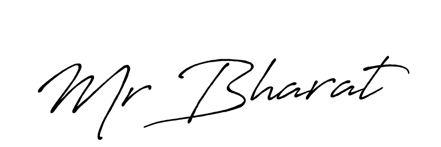 Make a beautiful signature design for name Mr Bharat. With this signature (Antro_Vectra_Bolder) style, you can create a handwritten signature for free. Mr Bharat signature style 7 images and pictures png