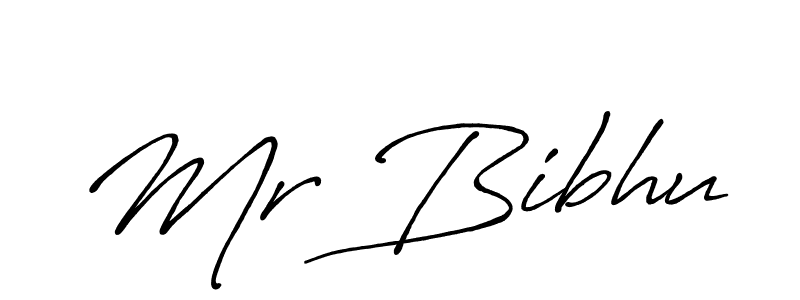 Make a beautiful signature design for name Mr Bibhu. With this signature (Antro_Vectra_Bolder) style, you can create a handwritten signature for free. Mr Bibhu signature style 7 images and pictures png