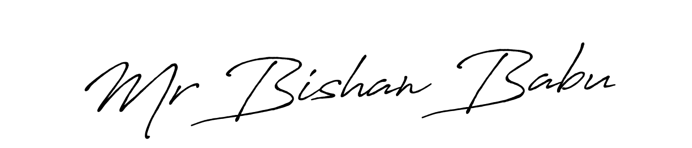 Make a beautiful signature design for name Mr Bishan Babu. Use this online signature maker to create a handwritten signature for free. Mr Bishan Babu signature style 7 images and pictures png