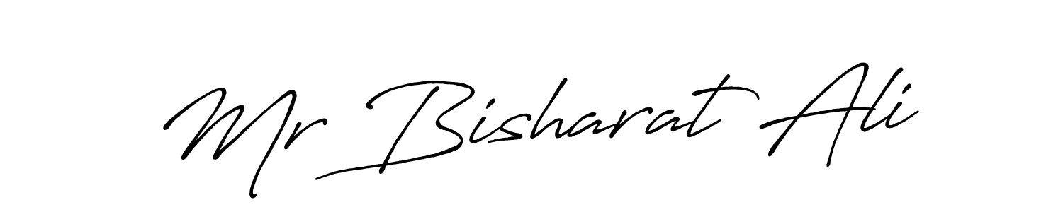 Antro_Vectra_Bolder is a professional signature style that is perfect for those who want to add a touch of class to their signature. It is also a great choice for those who want to make their signature more unique. Get Mr Bisharat Ali name to fancy signature for free. Mr Bisharat Ali signature style 7 images and pictures png