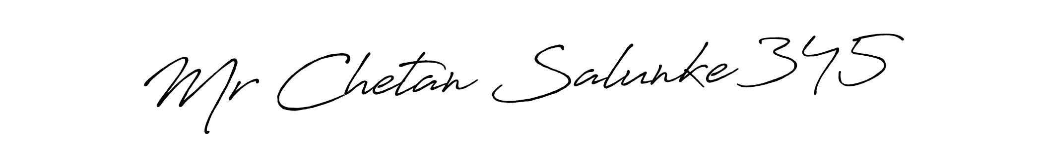 How to Draw Mr Chetan Salunke 345 signature style? Antro_Vectra_Bolder is a latest design signature styles for name Mr Chetan Salunke 345. Mr Chetan Salunke 345 signature style 7 images and pictures png