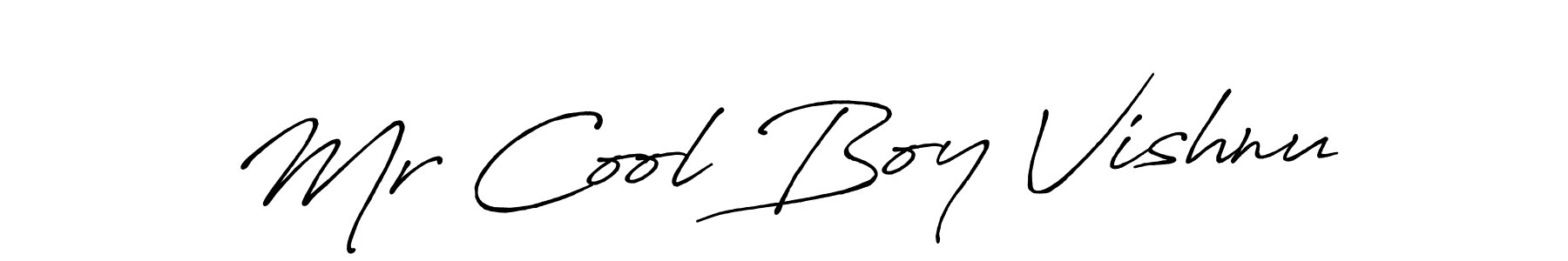 Make a short Mr Cool Boy Vishnu signature style. Manage your documents anywhere anytime using Antro_Vectra_Bolder. Create and add eSignatures, submit forms, share and send files easily. Mr Cool Boy Vishnu signature style 7 images and pictures png