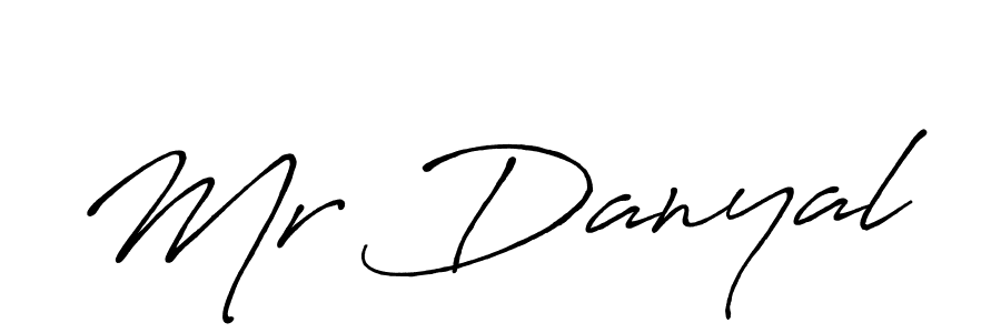 How to make Mr Danyal signature? Antro_Vectra_Bolder is a professional autograph style. Create handwritten signature for Mr Danyal name. Mr Danyal signature style 7 images and pictures png