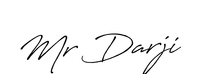 How to make Mr Darji name signature. Use Antro_Vectra_Bolder style for creating short signs online. This is the latest handwritten sign. Mr Darji signature style 7 images and pictures png