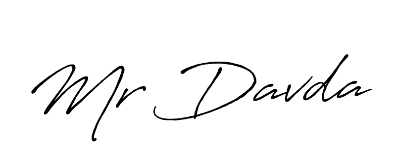 Make a beautiful signature design for name Mr Davda. Use this online signature maker to create a handwritten signature for free. Mr Davda signature style 7 images and pictures png