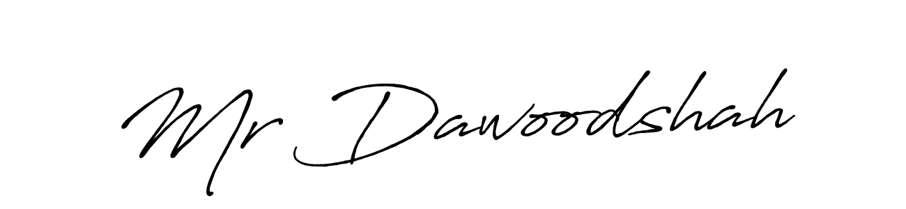 Use a signature maker to create a handwritten signature online. With this signature software, you can design (Antro_Vectra_Bolder) your own signature for name Mr Dawoodshah. Mr Dawoodshah signature style 7 images and pictures png