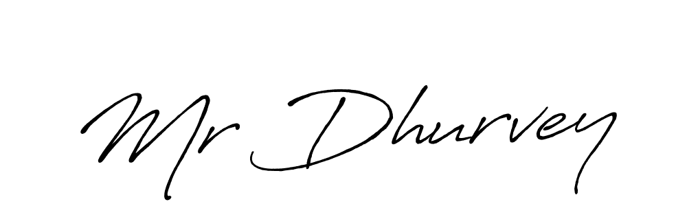 Use a signature maker to create a handwritten signature online. With this signature software, you can design (Antro_Vectra_Bolder) your own signature for name Mr Dhurvey. Mr Dhurvey signature style 7 images and pictures png