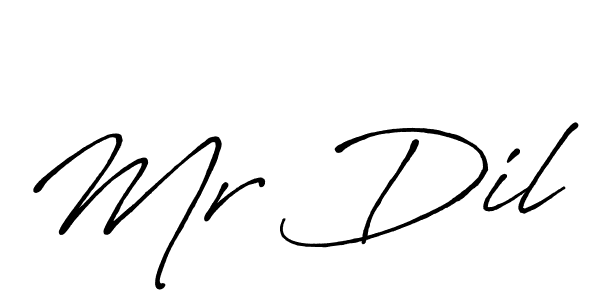 You can use this online signature creator to create a handwritten signature for the name Mr Dil. This is the best online autograph maker. Mr Dil signature style 7 images and pictures png