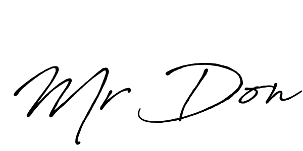 How to make Mr Don name signature. Use Antro_Vectra_Bolder style for creating short signs online. This is the latest handwritten sign. Mr Don signature style 7 images and pictures png