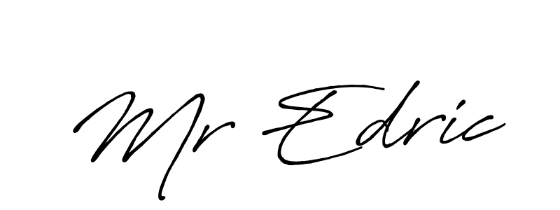 Design your own signature with our free online signature maker. With this signature software, you can create a handwritten (Antro_Vectra_Bolder) signature for name Mr Edric. Mr Edric signature style 7 images and pictures png
