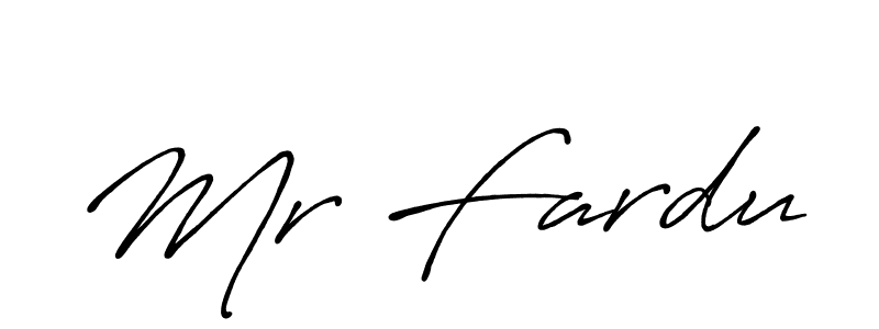 Make a beautiful signature design for name Mr Fardu. Use this online signature maker to create a handwritten signature for free. Mr Fardu signature style 7 images and pictures png