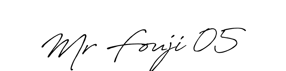 You should practise on your own different ways (Antro_Vectra_Bolder) to write your name (Mr Fouji 05 ) in signature. don't let someone else do it for you. Mr Fouji 05  signature style 7 images and pictures png