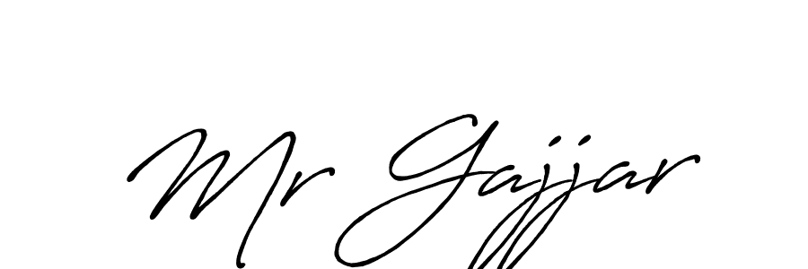 Antro_Vectra_Bolder is a professional signature style that is perfect for those who want to add a touch of class to their signature. It is also a great choice for those who want to make their signature more unique. Get Mr Gajjar name to fancy signature for free. Mr Gajjar signature style 7 images and pictures png
