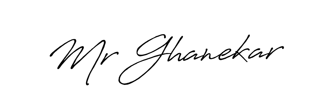 Mr Ghanekar stylish signature style. Best Handwritten Sign (Antro_Vectra_Bolder) for my name. Handwritten Signature Collection Ideas for my name Mr Ghanekar. Mr Ghanekar signature style 7 images and pictures png