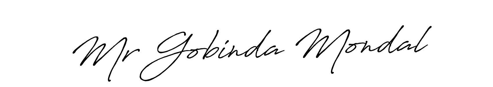 Make a beautiful signature design for name Mr Gobinda Mondal. Use this online signature maker to create a handwritten signature for free. Mr Gobinda Mondal signature style 7 images and pictures png