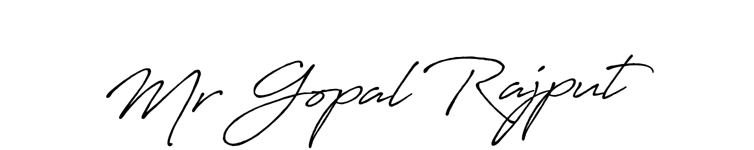 Also we have Mr Gopal Rajput name is the best signature style. Create professional handwritten signature collection using Antro_Vectra_Bolder autograph style. Mr Gopal Rajput signature style 7 images and pictures png