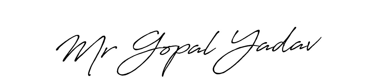 Make a beautiful signature design for name Mr Gopal Yadav. Use this online signature maker to create a handwritten signature for free. Mr Gopal Yadav signature style 7 images and pictures png