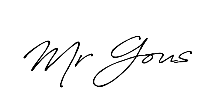 if you are searching for the best signature style for your name Mr Gous. so please give up your signature search. here we have designed multiple signature styles  using Antro_Vectra_Bolder. Mr Gous signature style 7 images and pictures png