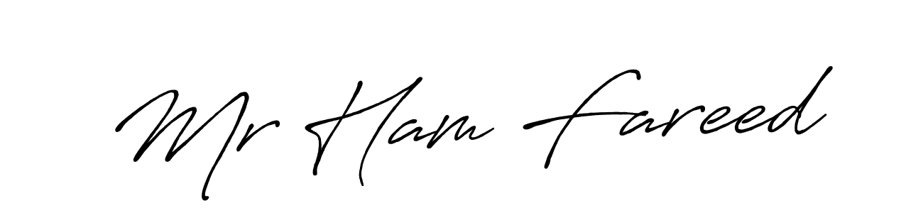 Make a beautiful signature design for name Mr Ham Fareed. Use this online signature maker to create a handwritten signature for free. Mr Ham Fareed signature style 7 images and pictures png