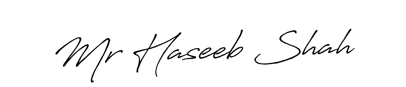 if you are searching for the best signature style for your name Mr Haseeb Shah. so please give up your signature search. here we have designed multiple signature styles  using Antro_Vectra_Bolder. Mr Haseeb Shah signature style 7 images and pictures png