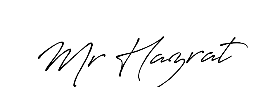 Mr Hazrat stylish signature style. Best Handwritten Sign (Antro_Vectra_Bolder) for my name. Handwritten Signature Collection Ideas for my name Mr Hazrat. Mr Hazrat signature style 7 images and pictures png