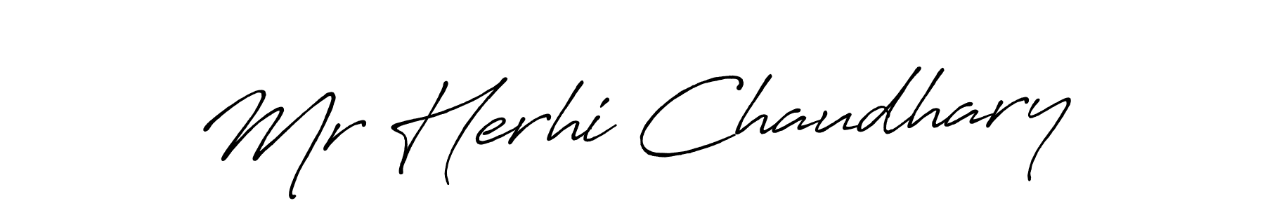 Make a beautiful signature design for name Mr Herhi Chaudhary. Use this online signature maker to create a handwritten signature for free. Mr Herhi Chaudhary signature style 7 images and pictures png