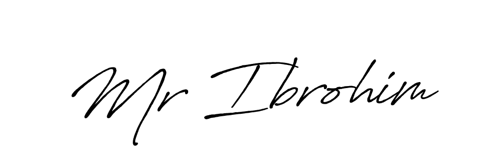 How to make Mr Ibrohim signature? Antro_Vectra_Bolder is a professional autograph style. Create handwritten signature for Mr Ibrohim name. Mr Ibrohim signature style 7 images and pictures png