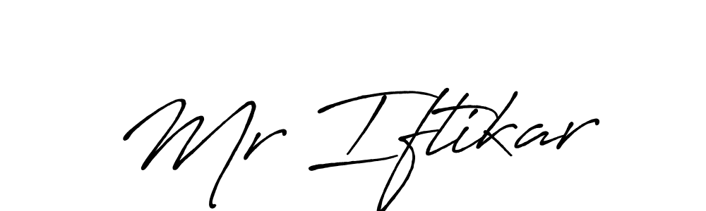 Make a beautiful signature design for name Mr Iftikar. Use this online signature maker to create a handwritten signature for free. Mr Iftikar signature style 7 images and pictures png