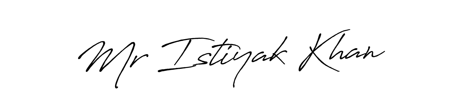 Check out images of Autograph of Mr Istiyak Khan name. Actor Mr Istiyak Khan Signature Style. Antro_Vectra_Bolder is a professional sign style online. Mr Istiyak Khan signature style 7 images and pictures png