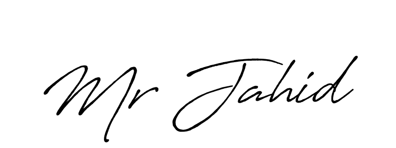 It looks lik you need a new signature style for name Mr Jahid. Design unique handwritten (Antro_Vectra_Bolder) signature with our free signature maker in just a few clicks. Mr Jahid signature style 7 images and pictures png