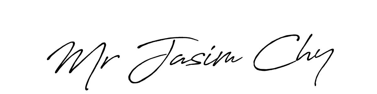 if you are searching for the best signature style for your name Mr Jasim Chy. so please give up your signature search. here we have designed multiple signature styles  using Antro_Vectra_Bolder. Mr Jasim Chy signature style 7 images and pictures png
