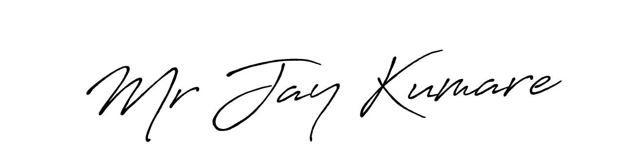 Mr Jay Kumare stylish signature style. Best Handwritten Sign (Antro_Vectra_Bolder) for my name. Handwritten Signature Collection Ideas for my name Mr Jay Kumare. Mr Jay Kumare signature style 7 images and pictures png