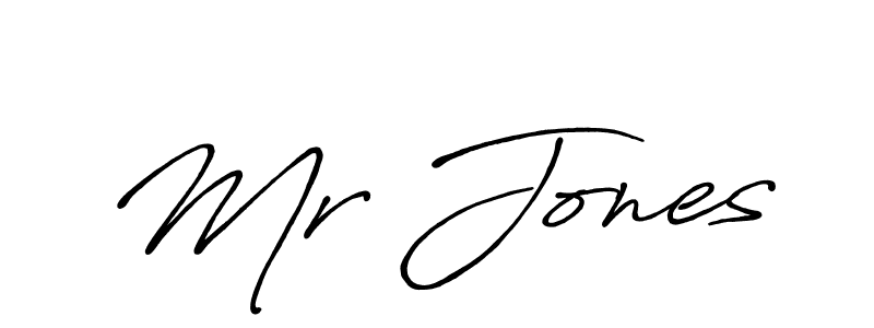 Design your own signature with our free online signature maker. With this signature software, you can create a handwritten (Antro_Vectra_Bolder) signature for name Mr Jones. Mr Jones signature style 7 images and pictures png