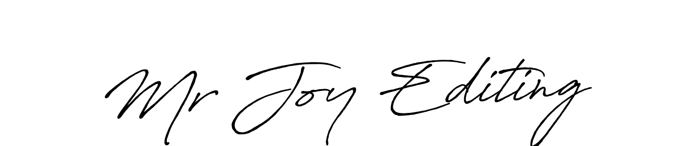 The best way (Antro_Vectra_Bolder) to make a short signature is to pick only two or three words in your name. The name Mr Joy Editing include a total of six letters. For converting this name. Mr Joy Editing signature style 7 images and pictures png
