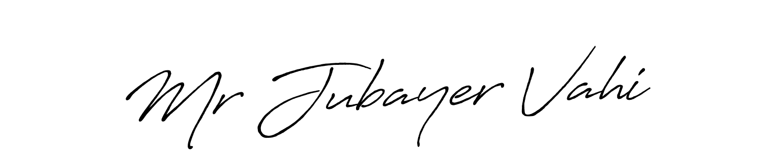 Make a short Mr Jubayer Vahi signature style. Manage your documents anywhere anytime using Antro_Vectra_Bolder. Create and add eSignatures, submit forms, share and send files easily. Mr Jubayer Vahi signature style 7 images and pictures png