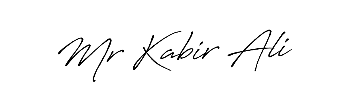 Make a beautiful signature design for name Mr Kabir Ali. Use this online signature maker to create a handwritten signature for free. Mr Kabir Ali signature style 7 images and pictures png