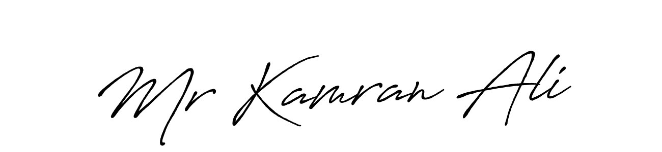 Also You can easily find your signature by using the search form. We will create Mr Kamran Ali name handwritten signature images for you free of cost using Antro_Vectra_Bolder sign style. Mr Kamran Ali signature style 7 images and pictures png