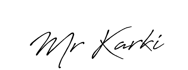 Similarly Antro_Vectra_Bolder is the best handwritten signature design. Signature creator online .You can use it as an online autograph creator for name Mr Karki. Mr Karki signature style 7 images and pictures png