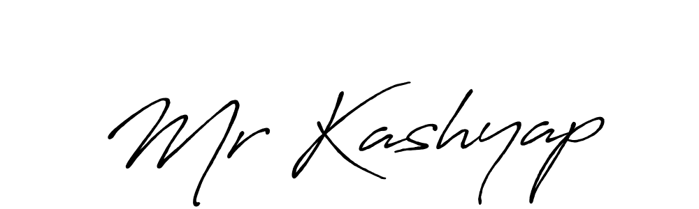 Create a beautiful signature design for name Mr Kashyap. With this signature (Antro_Vectra_Bolder) fonts, you can make a handwritten signature for free. Mr Kashyap signature style 7 images and pictures png