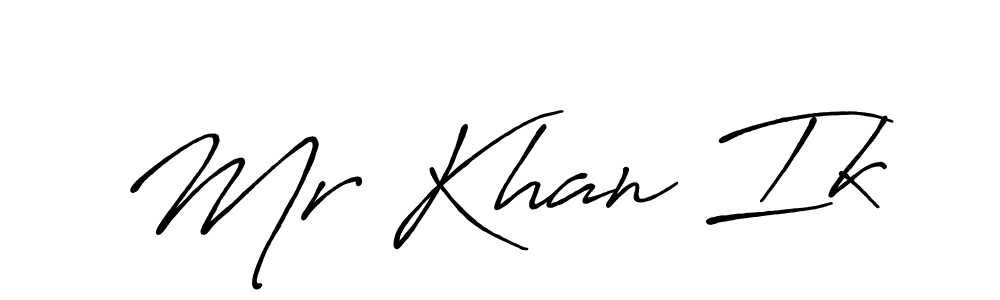 if you are searching for the best signature style for your name Mr Khan Ik. so please give up your signature search. here we have designed multiple signature styles  using Antro_Vectra_Bolder. Mr Khan Ik signature style 7 images and pictures png