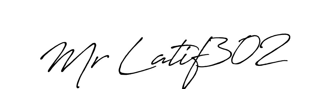 The best way (Antro_Vectra_Bolder) to make a short signature is to pick only two or three words in your name. The name Mr Latif302 include a total of six letters. For converting this name. Mr Latif302 signature style 7 images and pictures png