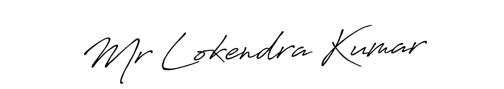 How to make Mr Lokendra Kumar signature? Antro_Vectra_Bolder is a professional autograph style. Create handwritten signature for Mr Lokendra Kumar name. Mr Lokendra Kumar signature style 7 images and pictures png
