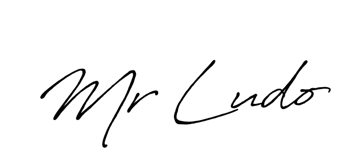How to make Mr Ludo signature? Antro_Vectra_Bolder is a professional autograph style. Create handwritten signature for Mr Ludo name. Mr Ludo signature style 7 images and pictures png