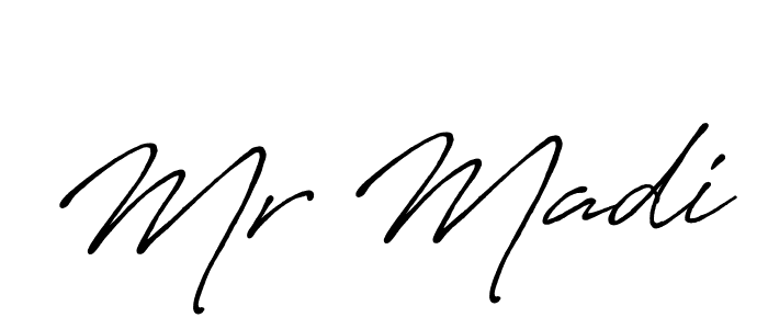 Mr Madi stylish signature style. Best Handwritten Sign (Antro_Vectra_Bolder) for my name. Handwritten Signature Collection Ideas for my name Mr Madi. Mr Madi signature style 7 images and pictures png