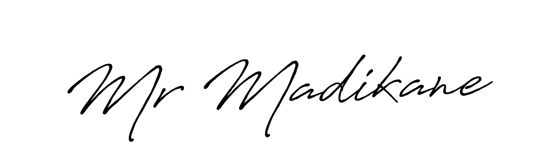 Make a beautiful signature design for name Mr Madikane. With this signature (Antro_Vectra_Bolder) style, you can create a handwritten signature for free. Mr Madikane signature style 7 images and pictures png