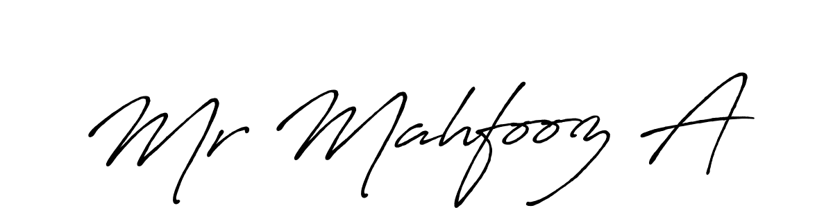 Once you've used our free online signature maker to create your best signature Antro_Vectra_Bolder style, it's time to enjoy all of the benefits that Mr Mahfooz A name signing documents. Mr Mahfooz A signature style 7 images and pictures png