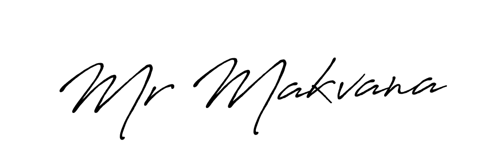 Mr Makvana stylish signature style. Best Handwritten Sign (Antro_Vectra_Bolder) for my name. Handwritten Signature Collection Ideas for my name Mr Makvana. Mr Makvana signature style 7 images and pictures png